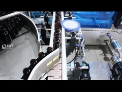 SUS304 6000BPH خطوط إنتاج ملء الشربات 30 مل آلة ملء السائل CE