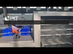 آلة تنظيف غسيل الرذاذ العالي للعبوة البلاستيكية صناديق السلة صناديق البيض صناديق غسالة النفق