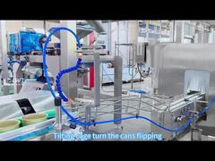 خط إنتاج تعبئة صلصة XO عالية السرعة - معدات صناعية 50-90 علبة/دقيقة