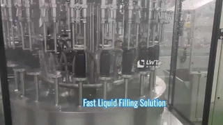 آلة تعبئة السوائل الدوارة الأوتوماتيكية