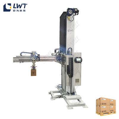LWT خط أنتاج تعبئة و تغليف نهائي ماكينة رص و تحميل الكارتون علي بالت من